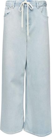 Maison Margiela Sky Blue Relaxed High Rise Jeans