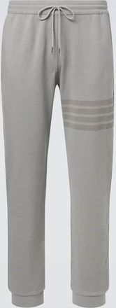 Thom Browne Pantaloni sportivi 4-Bar in cotone