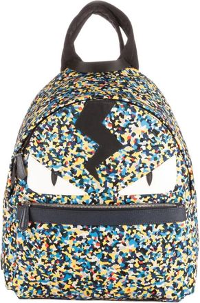 Fendi Zaino con stampa astratta - Blu