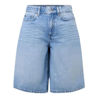 Drykorn Dames, Korte broeken, Blauw, Maat: W30 Denim