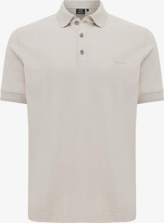 Genti Polo met 3 knopen | Beige