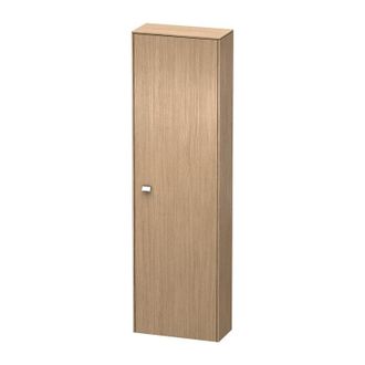 Duravit Gabinete Alto Duravit Brioso 177,0x52,0x24,0 Cm, 1 Puerta, Bisagra Derecha, 1 Estante De Madera, 3 Estantes De Vidrio, Color (frente/cuerpo): Roble Eu
