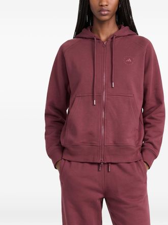 adidas by Stella McCartney Cotton-Blend Hoodie - Burgundy