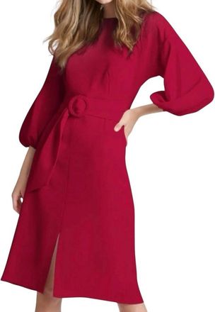 Sachin & Babi Annie Dress In Dark Red