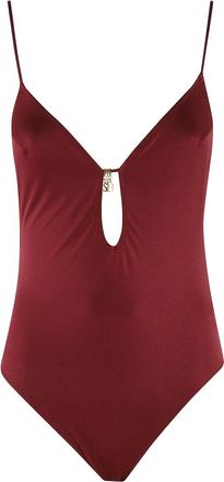 MC2 Saint Barth Crunchy Roundneck Onepiece - Dames - Badpakken - Rood - L - Badmode