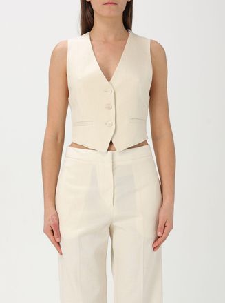 Dondup Waistcoat Woman color Milk