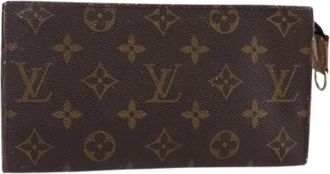 Louis Vuitton Pre-owned Canvas Pouch - Dames - Vintage Clutch - Bruin - ONE Size - Vintage