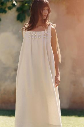 endless rose 100% Linen Dress