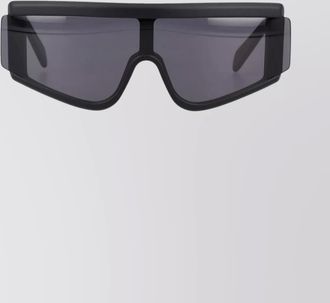 Retro Superfuture zed rectangular sunglasses thick temples