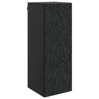 vidaXL Armario De Pared 33 X 34,5 X 90 Cm Madera De Ingenier&iacute;a Negro Vidaxl