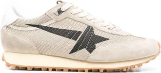 Golden Goose Running Marathon Mesh Upper Suede Toe Leather Heel
