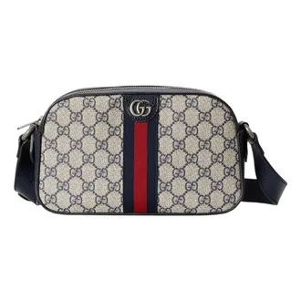 Gucci Ophidia GG Shoulder Bag Beige Blue 681064-96IWN-4076