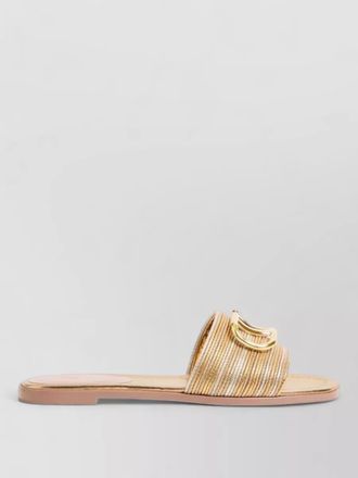 Valentino Garavani leather flat sandals