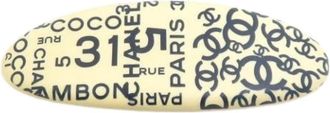 Chanel Pre-owned Barrette - Dames - Vintage Accessoires - Beige - ONE Size - Vintage