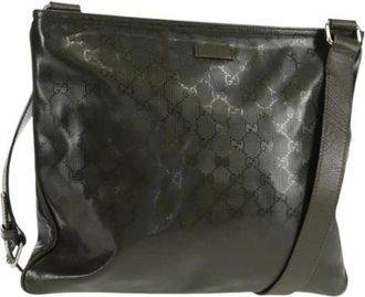 Gucci Pre-owned Cross Body Bags, female, Green, Size: ONE SIZE Pre-owned Vintage Cross Body Bag