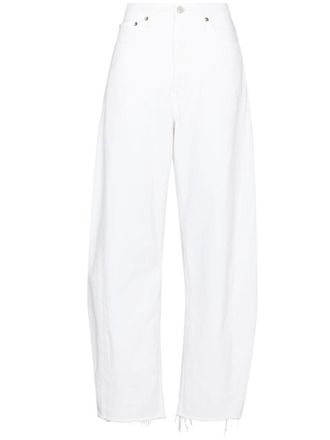 A Gold E White wide high-waist jeans