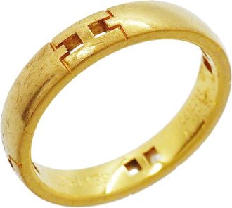 Herm&egrave;s Yellow Gold (18K) Band Ring (Pre-Owned)