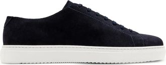 Doucal's lace-up suede sneakers - Blue