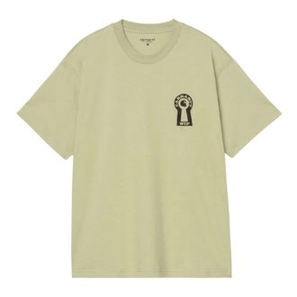 Carhartt Work in Progress S/S Locked T-Shirt - male - Carhartt Wip - T-Shirts - Green - XL - Tops