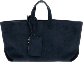 A.P.C. Blue Suede Le Drummer Tote Bag