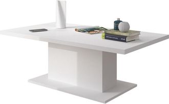 Mirjan24 Mobilier1 - Mesa De Centro Tucson 148, Blanco, 43x60x110cm, Di&aacute;metro: 0, Aglomerado Laminado, Angular