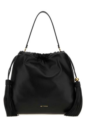 Etro Black Kalispera Medium Shoulder Bag