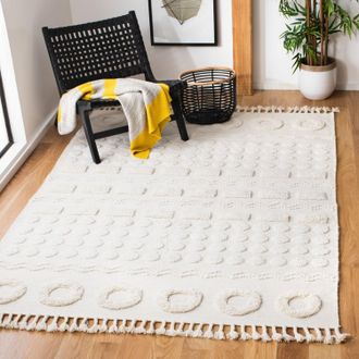 Safavieh Natura Hand Made Area rug, Ivory Contemporary Style Non-Shedding