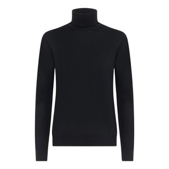 Alpha Industries Basic Turtleneck Sweater - Heren - Coltruien - Blauw - L - Wol - Truien & Vesten