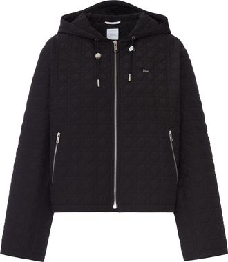 Dior MACROCANNAGE JACKET WITH ZIP AND HOOD - Christian Dior - Woman