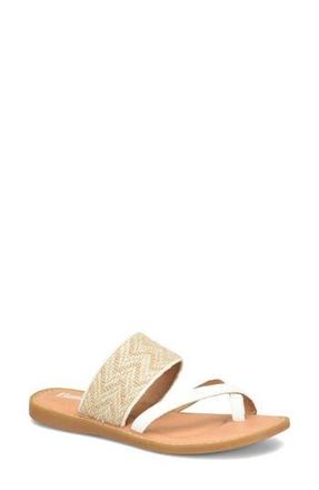 B&oslash;rn Maree Slide Sandal in Cream Combo at Nordstrom Rack, Size 11