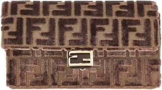 Fendi Jacquard FF fabric Baguette clutch Woman One Size