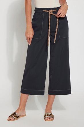 Lyss&eacute; Phoenix Crop Wide Leg Pants In Black
