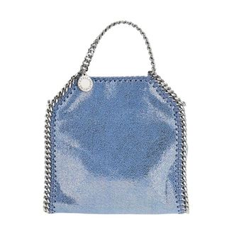 Stella McCartney Tiny Falabella Tote - Dames - Mini tas - Blauw - ONE Size - Polyester - Tassen