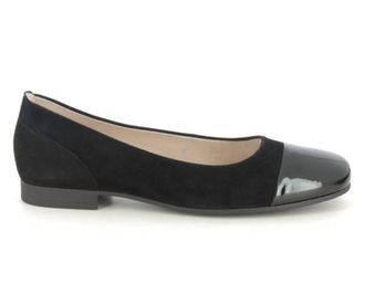 Gabor WomenS Suede Ballet Flat In Black