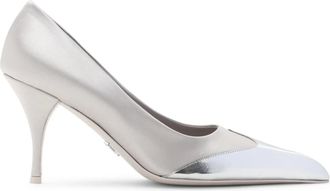 Prada Schoenen, Dames, Grijs, 36 EU, Elegante Nude Pumps voor Vrouwen