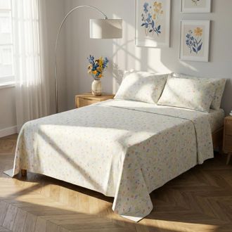 KASANOVA Completo letto matrimoniale cotone botanic