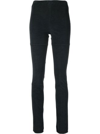 Kristensen Du Nord slim fit leggings - women - Elastane/Cotton/Cotton - 4 - Grey