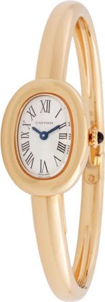 Cartier Baignoire Mini Model Silvered Dial Ladies Watch WGBA0044