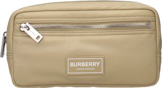 Burberry Beige Nylon Clutch Tas