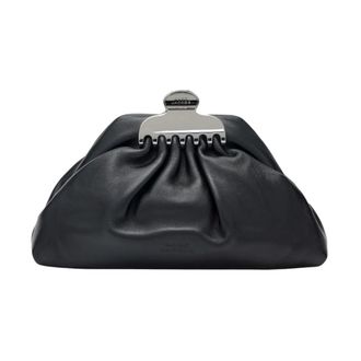 Marc Jacobs Clutches, female, Black, Size: ONE SIZE Small Claw Clip Clutch