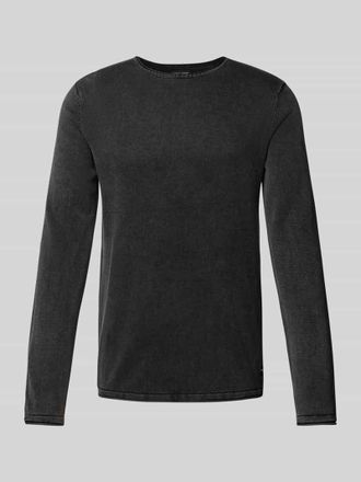 Jack & Jones Jack & Jones Strickpullover mit Rundhalsausschnitt Modell ELEO in Black, Gr&ouml;&szlig;e XXL