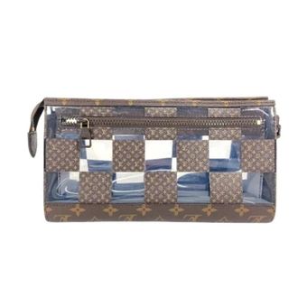 Louis Vuitton Pre-owned M81588 Clutch bag - Dames - Pre-owned - Bruin - Maat: ONE Size Vinyl