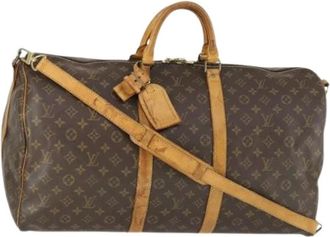 Louis Vuitton Pre-owned Weekend Bags, female, Brown, Size: ONE SIZE Pre-owned Weekend Bag