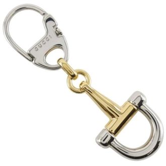 Gucci Pre-owned Sleutelhanger - Dames - Pre-owned - Grijs - Maat: ONE Size