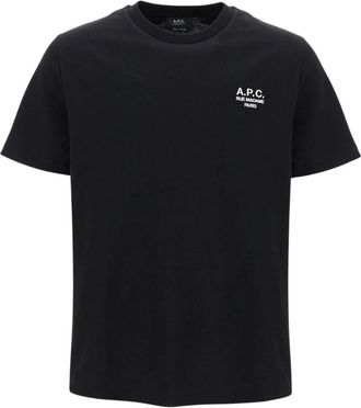 A.P.C. Standard Rue Madame T-shirt - Heren - T-shirts - Zwart - L - Katoen - Tops
