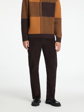 Selected Cordhose SELECTED SLH196-STRAIGHT MILES CORD PANT W NOOS, Herren, Gr. 28, L&auml;nge 32, braun (chocolate torte), Web, Obermaterial: 98% Baumwolle, 2% Elas