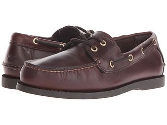 Dockers Vargas Boat Shoe Mens Lace up casual Shoes Raisin Pull-Up : 10.5 D - Medium, Leather