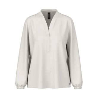 Marc Cain Dames, Blouses & Shirts, Blauw, Maat: XS Poliester