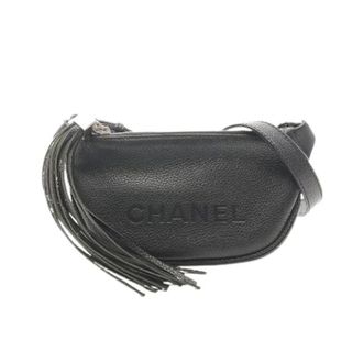 Chanel Pre-owned Leren Schoudertas - Dames - Pre-owned - Zwart - Maat: ONE Size Leer