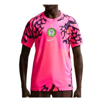 Nike Nigeria 2026 Stadium Goalkeeper Replica Jersey Hyper Pink Black White IB5313-645